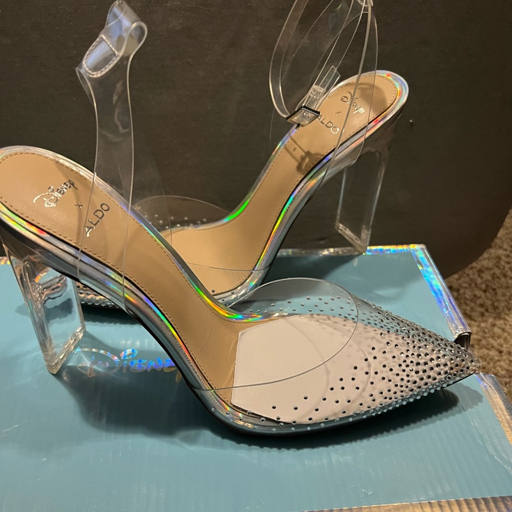 Cinderella crystal clear heel